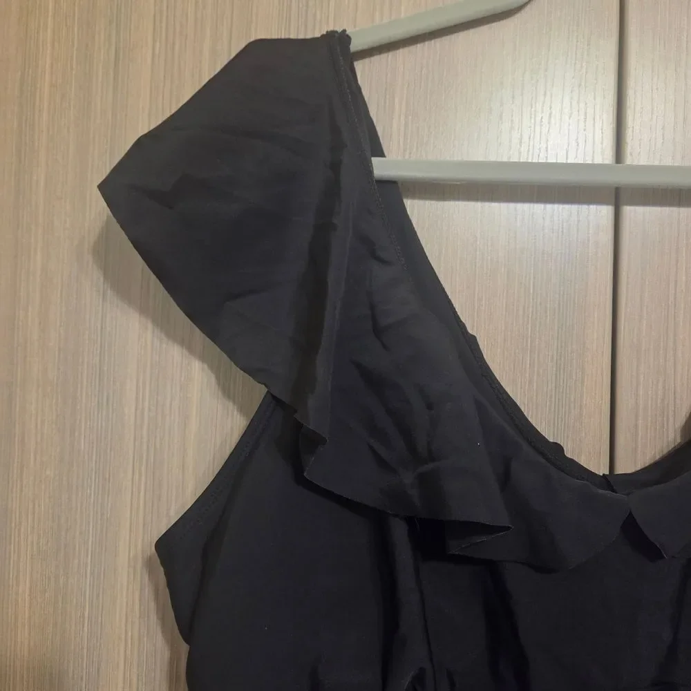 Black Kids One Piece Swimsuit